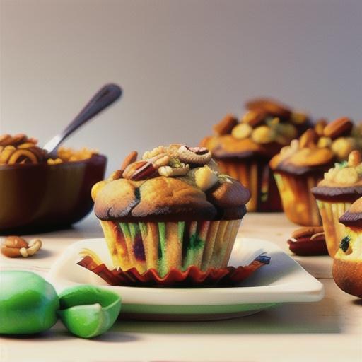 Sweet Potato Muffins with Pecan Streusel