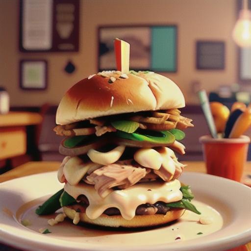 Hot Shredded Chicken Sandwiches