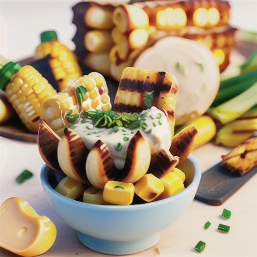 Grilled Corn with Parmesan-Herb Butter