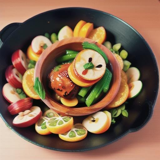 Apple and Orange Chicken