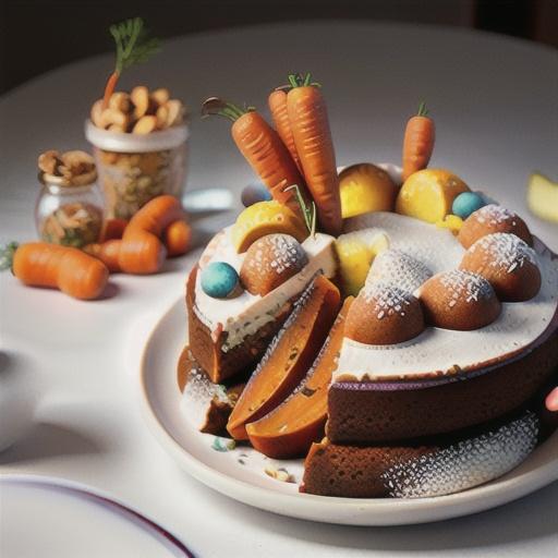 Flax Seed Carrot Cake