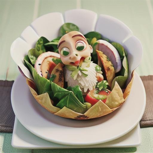 Chicken and coconut parcels