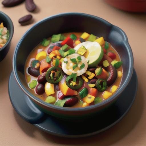 Gluten-Free Black Bean Chili with Cilantro