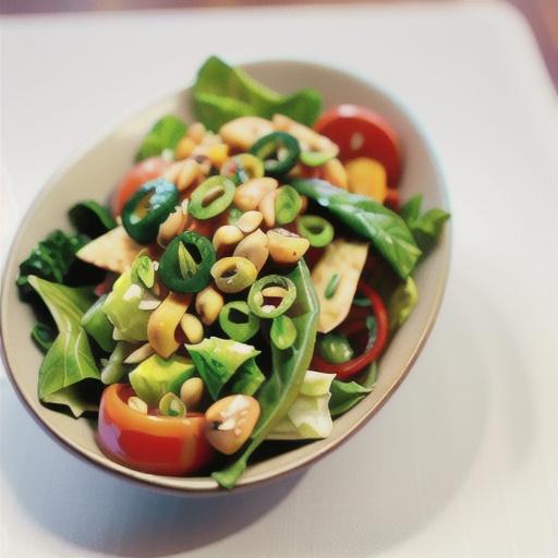 Crunchy pak choy and sprout salad