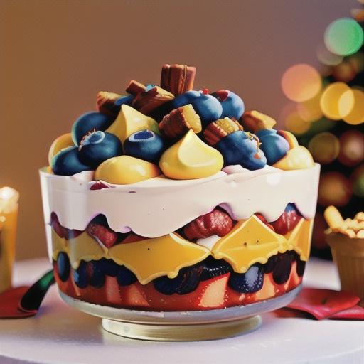 Summer pudding trifle