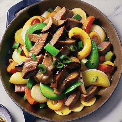 Sizzling steak stir-fry