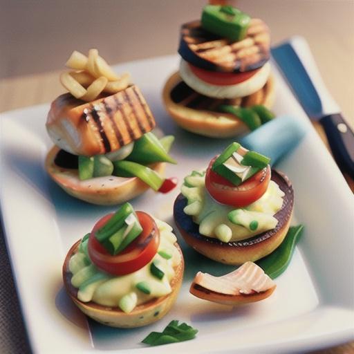 Grilled Salmon with Wasabi Mayonnaise