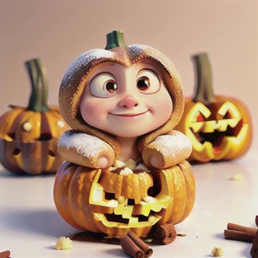 Baked Pumpkin Doughnuts with Cinnamon Sugar