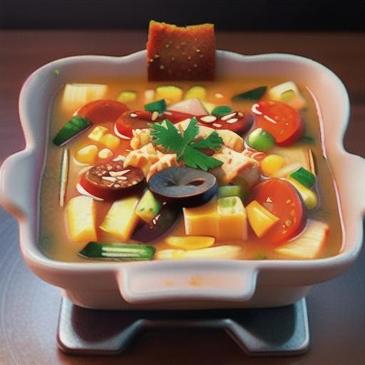 Vegetable Cheese Soup I