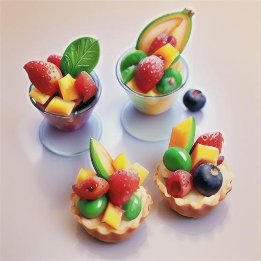 Mango nice cream tarts recipe