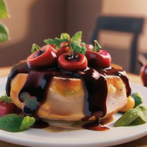 Pork Chops With Black Cherry Sauce