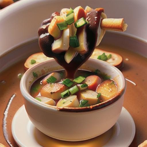 French Onion Soup with Homemade Beef Stock