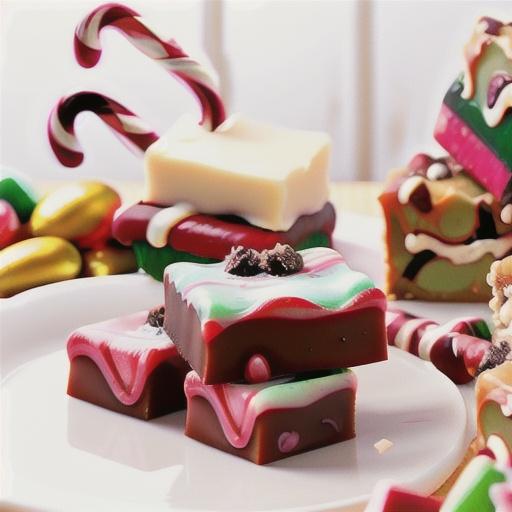 Candy Cane Fudge