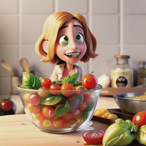 Cherry tomato and basil spaghetti