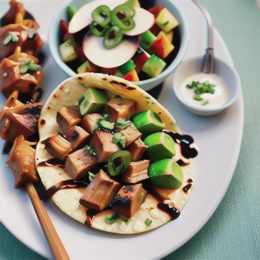 Lamb tacos al pastor