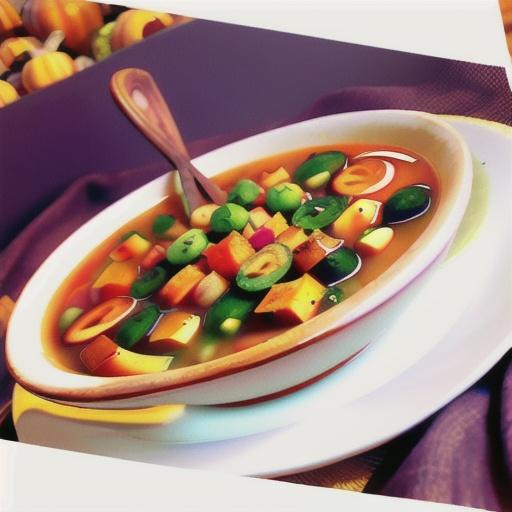 Orange Vegetables Soup