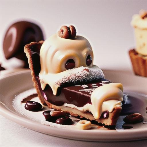 Pecan & chocolate tart