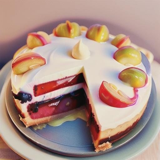 Creamy Rhubarb Cheesecake