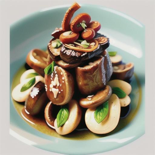 Shiitake-crusted lamb backstrap