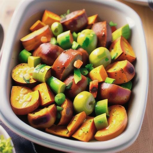 Slow-Cooker Sweet Potatoes and Sausage