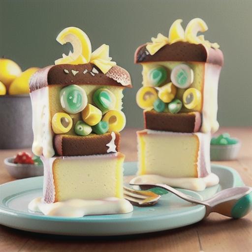 Lemon Mint Pound Cake