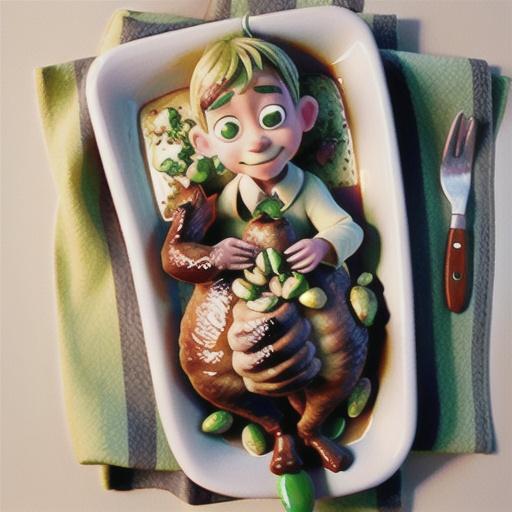 Roast lamb with pistachio and date stuffing