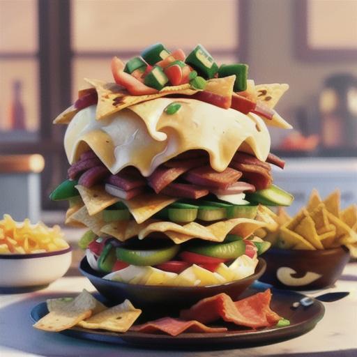 Reuben Nachos for Two