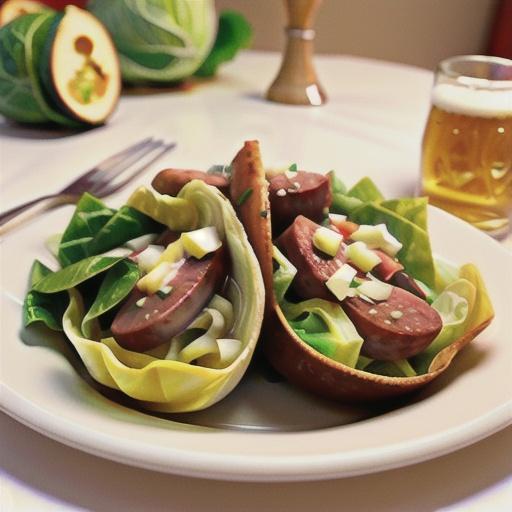 Polish Link Sausage and Cabbage