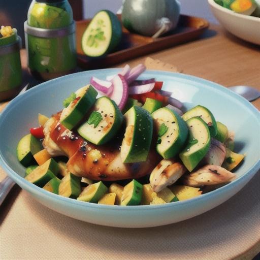 Cumin Rubbed Chicken with Avocado Salsa