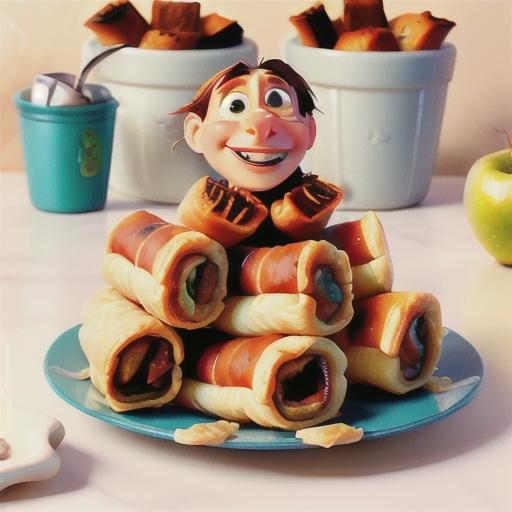 Pork and apple sausage rolls