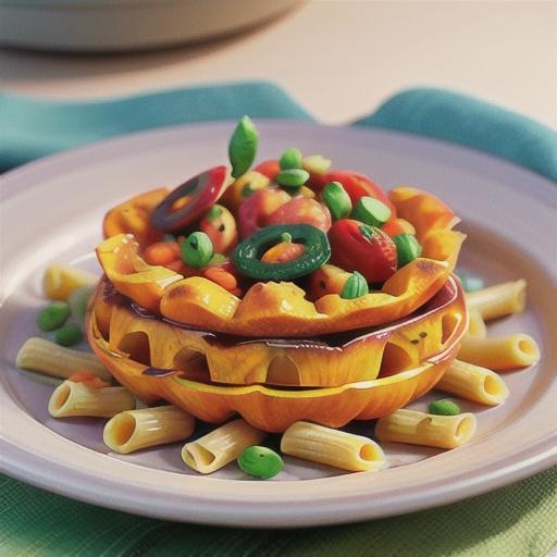 Pumpkin and pasta bake