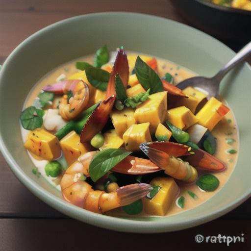 Thai Pineapple Shrimp Curry