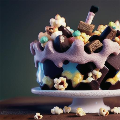 Popcorn rocky road