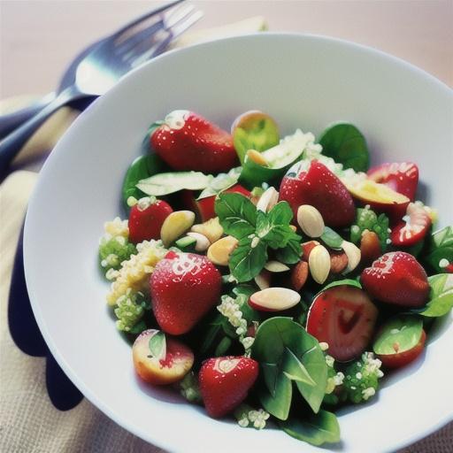 Strawberry Arugula Quinoa Salad