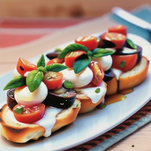 Bruschetta with Mozzarella