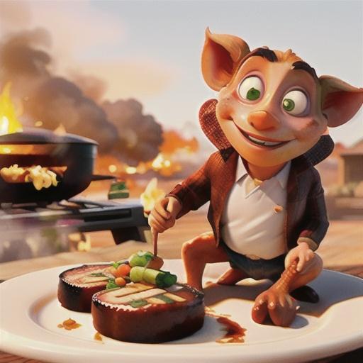 Smoky bourbon barbecued pork