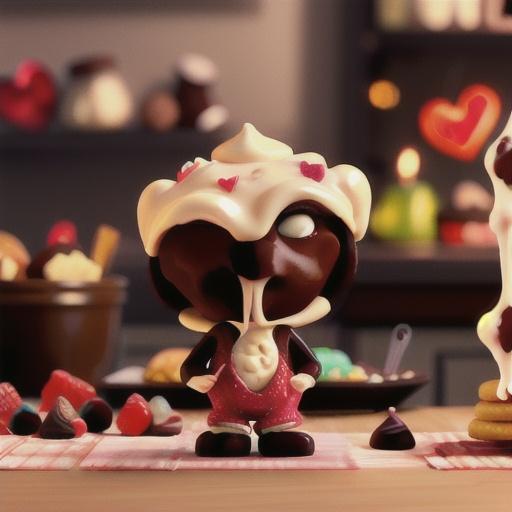 Old Fashioned Butter Valentine Cookies Dipped in Chocolate