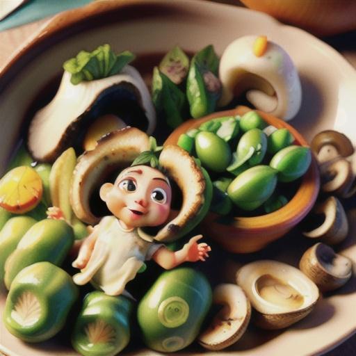 Chinese-Style Baby Bok Choy with Mushroom Sauce