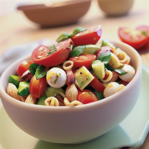 Tomato Basil Pasta Salad