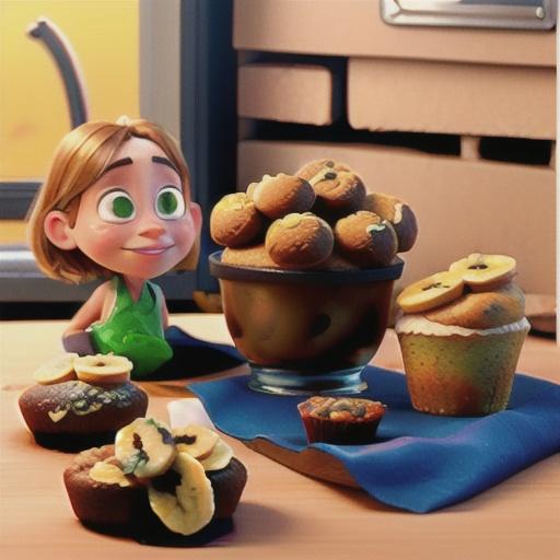 Banana, Date and Walnut Muffins