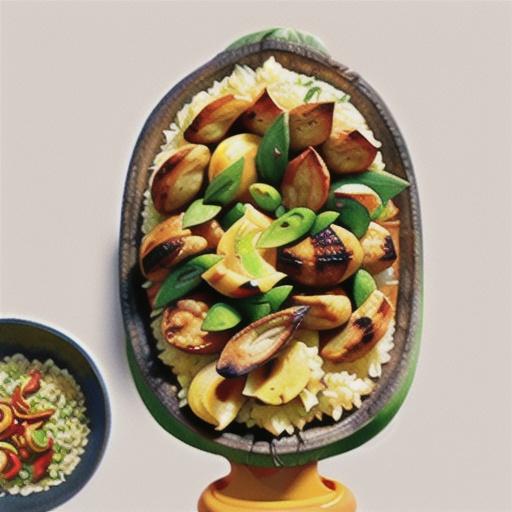 Balinese grilled coconut and turmeric chicken recipe