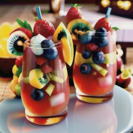 Homemade Fruit Cocktail