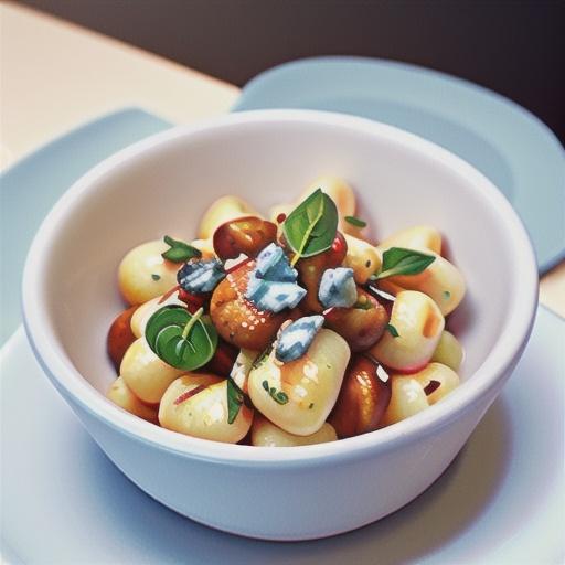 Potato & polenta gnocchi with gorgonzola sauce