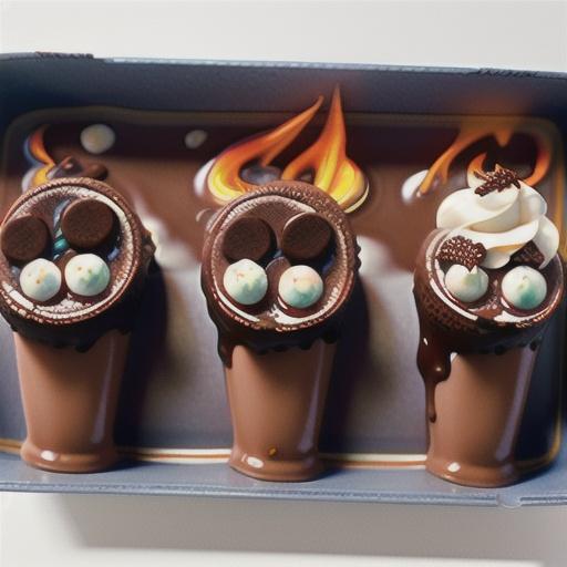 Mexican Hot Chocolate Brownie Tortes