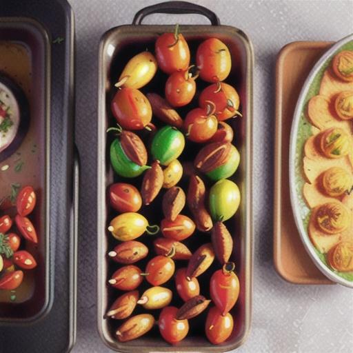 Oven-roasted balsamic tomatoes