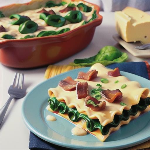 Cheesy Spinach Lasagna