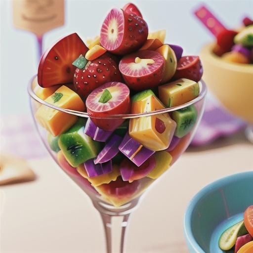 Sparkling fruit salad
