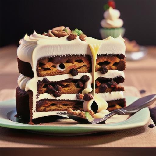 Carrot Cake with Chai-Flavored Cream Cheese Frosting