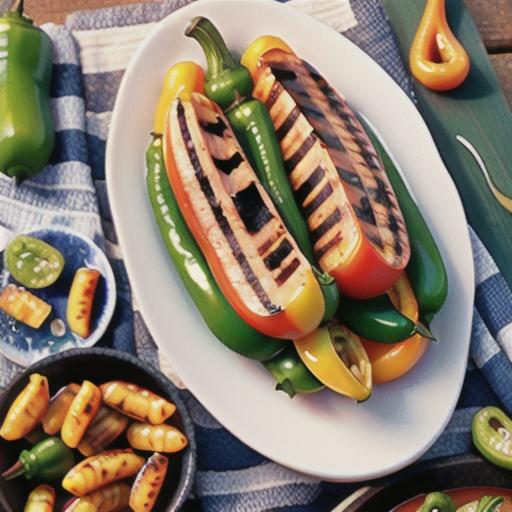 Easy Grilled Peppers