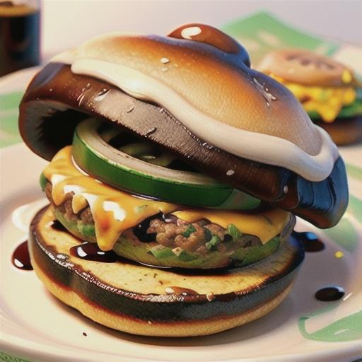 Savory Portobello Mushroom Burgers